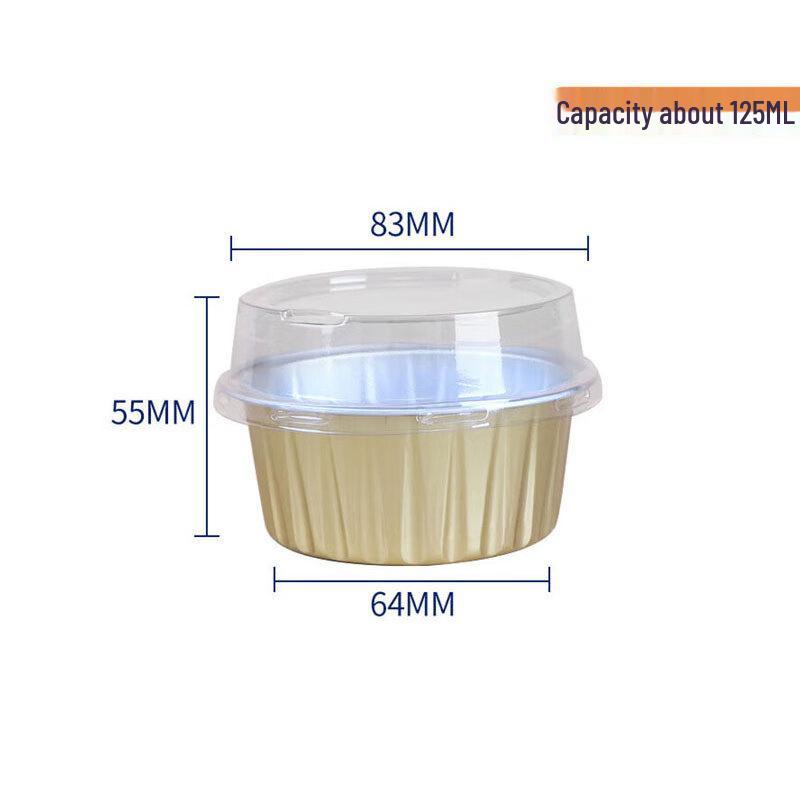 Aluminum Foil Baking Cups with Lids