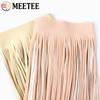 Meetee 55/70cm Extra Lange Lederquaste Fransen Kleid Jacke Dekoration Spitzenbesatz Kanten Fransen DIY Bekleidung Nähen Handwerk Zubehör