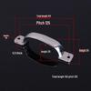 304 Stainless Steel Heavy Duty Pull Handle for Industrial Doors and Windows