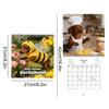 1-5Pcs 2026 Dachshund Hanging Wall Calendar 12 Months Fun Dogs Pets Calendars with Cute Dachshund Photos for Offices Bedrooms