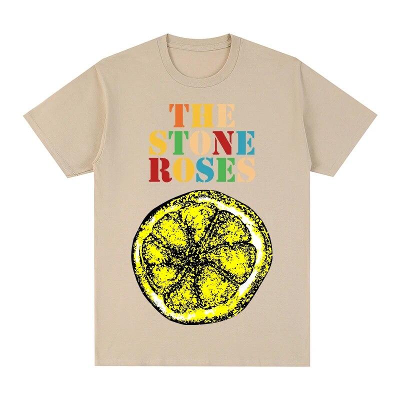 The Stone Roses Lemon T-shirt Cotton Unisex T shirt New TEE TSHIRT Womens Tops