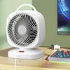 Neuer tragbarer kleiner Ventilator, doppelköpfiger, rotierender elektrischer Tischventilator, doppelschichtiger Umwälzventilator für den Haushalt