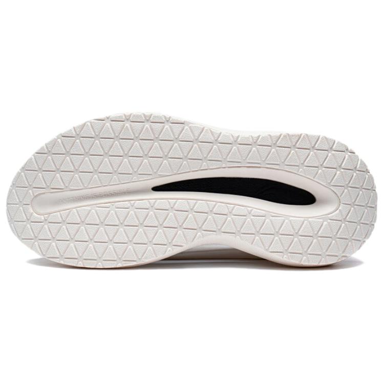 Li Ning Cloud Travel Slay Trendy Versatile Anti-Wear Shock Absorbing Non-Slip Slide Sandals Unisex Footwear White Black AZSV021-3