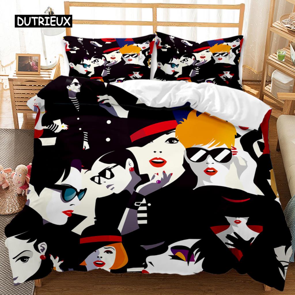 Urban Trend Duvet Cover Set London Canvas Shoes for Kids Teens Twin Bedding Set Double Queen King Size Polyester Quilt Cover