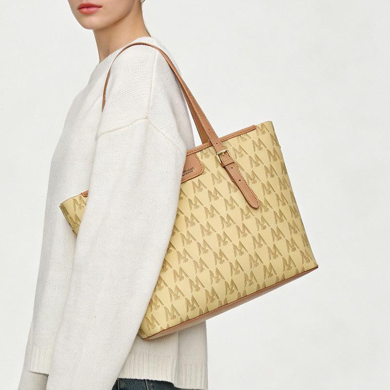 Tote Bag, Women's Large Capacity, High-end Feel, Work Commuting Shoulder Bag, Fashionable Texture, Women's Bag