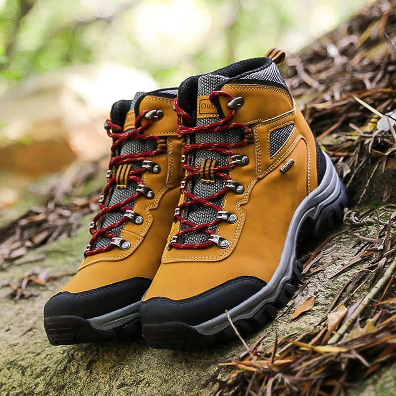 Plus Größe 39-47 Herbst Knöchel Männer Stiefel Anti-Rutsch Outdoor Stiefel Männer Schuhe