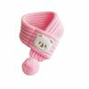 Dog Knitted Sweater, Warm Scarf, Small Felines and Dogs L (2540cm) Pink
