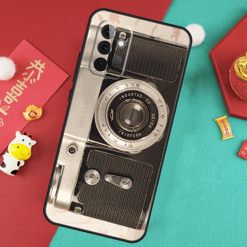 Retro Camera Vintage Case For Samsung Galaxy A13 A33 A53 A15 A25 A35 A55 A54 A34 A14 A71 A51 A12 A32 A52 Cover