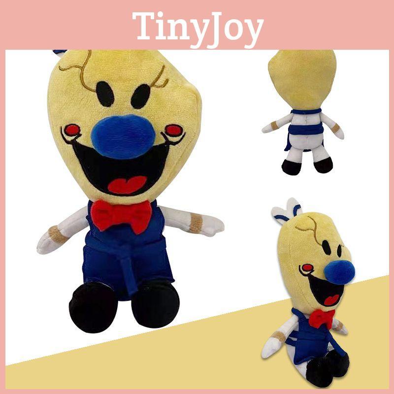 Adorable 25cm Ice Scream Rod Plush Toy Super Soft Stuffed Cartoon Horror Figure