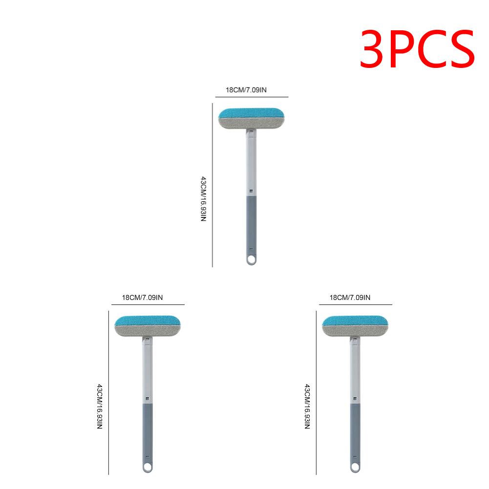 Épousseteur pour poils d'animaux Brosse multifonctionnelle pour enlever les poils d'animaux Manche long Brosse pour poils de chat Vêtements pour chiens Accessoires pour animaux de compagnie