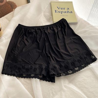 Safety Pants Women's Summer Thin Anti Slip Lace Bottom Pants Ultra Thin Ice Silk Comfortable Bottom Shorts