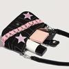 Lokomotivveske Design Kul Kjekk Flerlommers Svart Allsidig En Skulder Crossbody-veske Farge Spicy Girl Kjedeveske