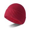 Anti-pilling hat autumn and winter men's and women's fashion pullover hat trendy velvet thickened knitted hat thermal hat bag head