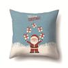 Christmas Gifts Santa Claus Pattern Pillow Polyester Home
