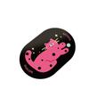 Bathroom Floor Mat Quick Drying and Absorbing Water Household Oval Bathroom Entrance Mat Anti Slip Cartoon Dopamine Foot Mat
