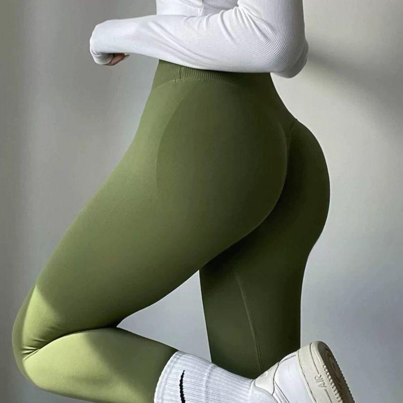 Tummy Control Peach Butt Fitness Pants, Unrestricted for Weightlifting, Cycling, Pilates, Skin-Friendly, High-Elastic Yoga Pants for Autumn