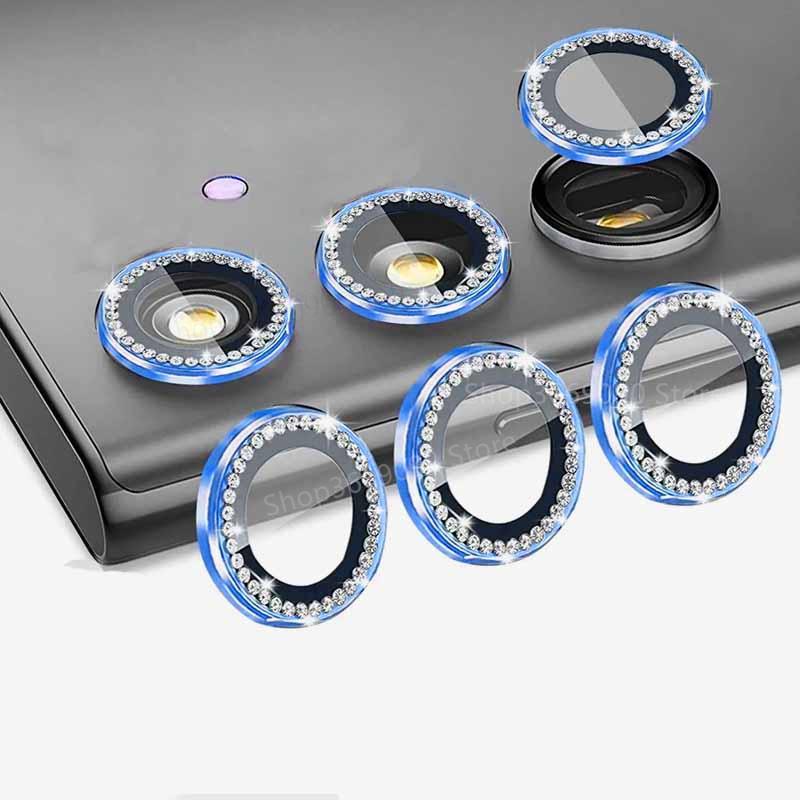 

Кольцо для камеры с бриллиантами для Samsung A55 A35 A25 A15 A05 A05S A14 A24 A34 A54, защитное кольцо из закаленного стекла для объектива камеры For Samsung A55