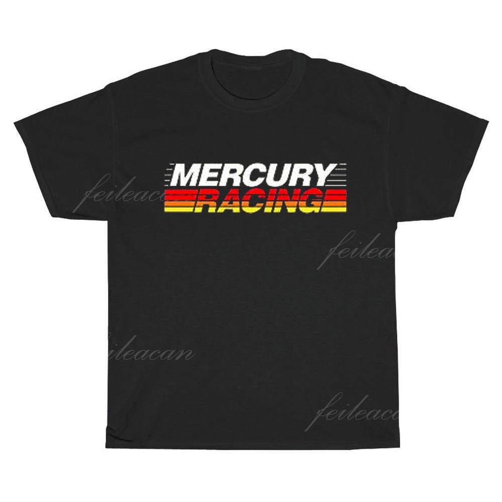 New Shirt Mercury Racing Outboard Decal Logo American TShirt Funny Size S to 5XL Unisex T-Shirt S