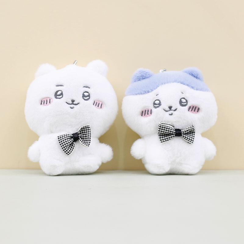 Adorable Plush Bunny Keychain Soft Stuffed Animal Toy With Pp Cotton Filling