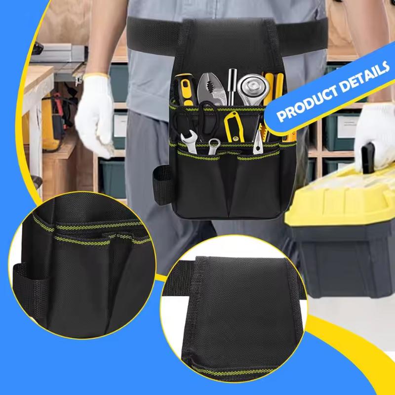 Multi Functional Tools Bag Waist Pouch Belt Storage Holder Organizer Garden Tool Kits Waist Packs Oxford Cloth Pocket Tool Pouch