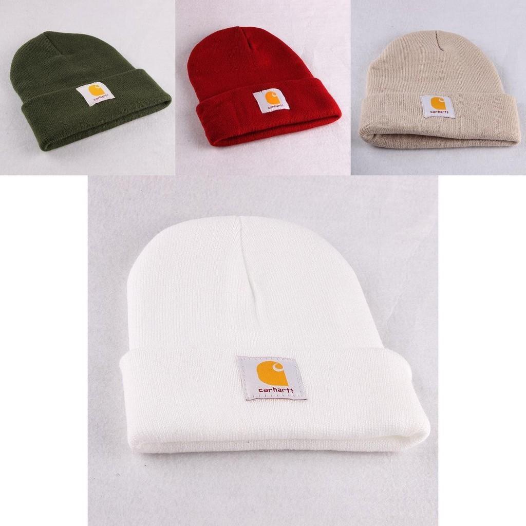 Carhartt Xmas Gift Knitted Hat Beanie Women Men Winter Cap Warm Acrylic