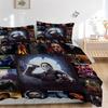 Michael Myers Halloween Horror Bettwäsche-Set Bettbezug Geschenk für Schlafzimmer, Enthält 1 Bezug und 2 Kissenbezüge, Ohne FüllungB610