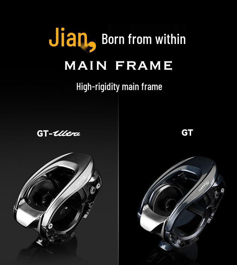 Michelle Jihu GTultra All-Purpose Long-Distance Baitcasting Reel Saltwater Micro Lure Anti-Backlash Reel