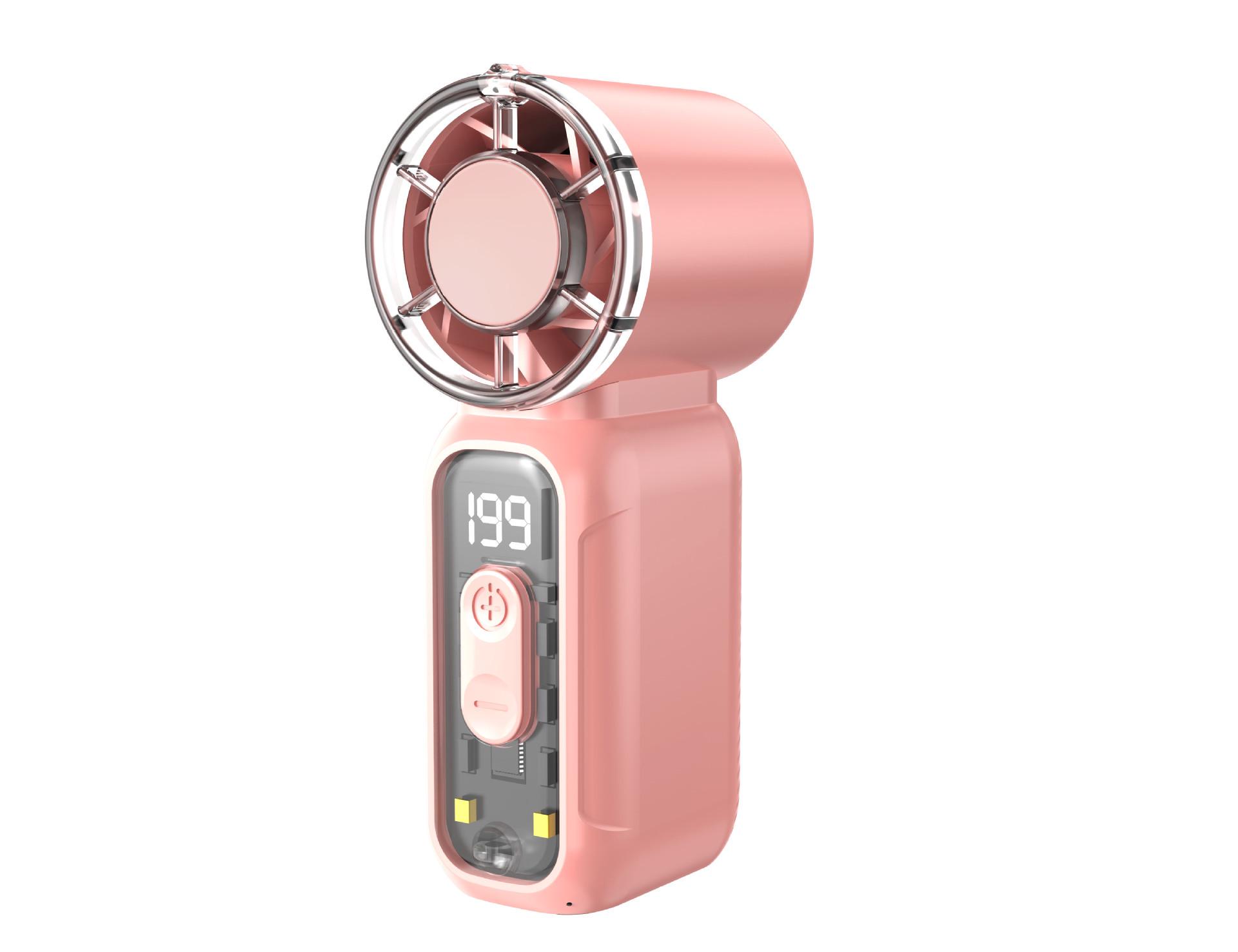 

2026 Portable Rechargeable Mini High-Speed Handheld Fan with Powerful Wind 44*38.5*98mm