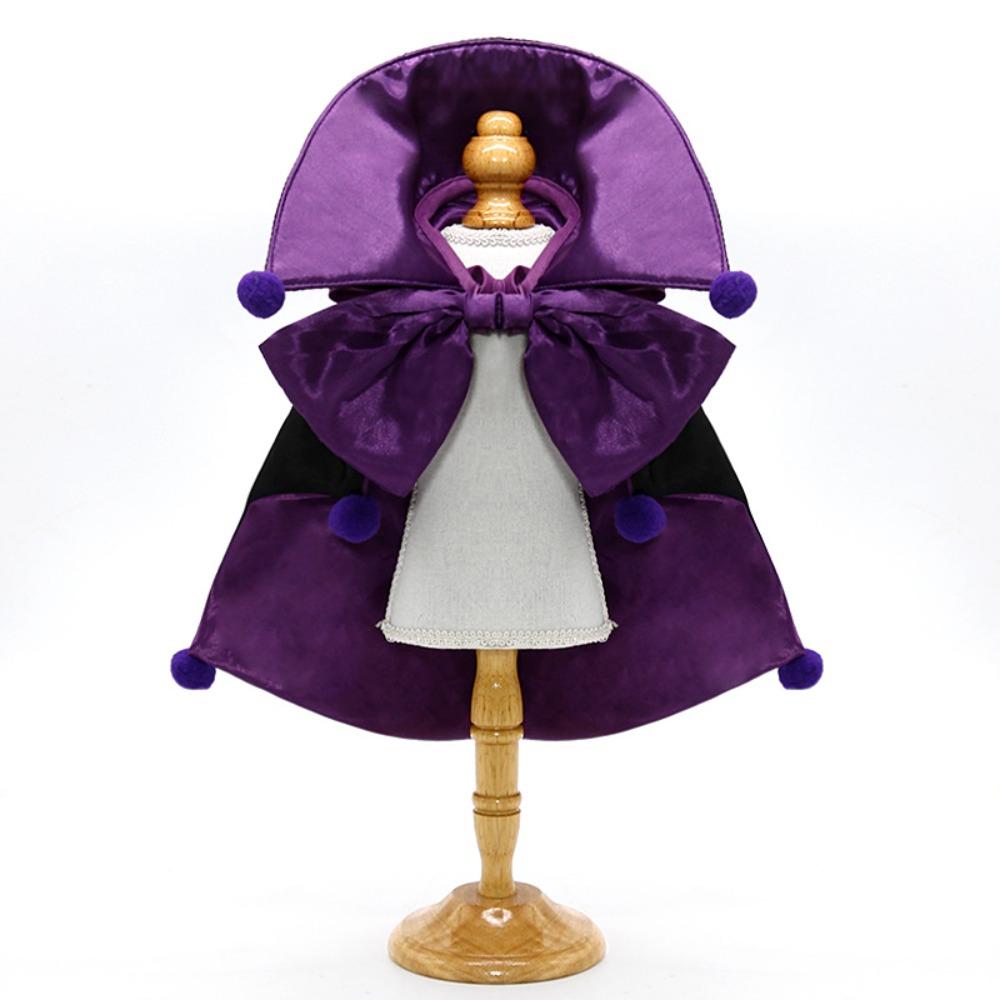 Cosplay Pet Halloween Costumes Breathable Knight Style Dog Halloween Costumes Small/Medium/Large Lightweight Cat Magic Cloak