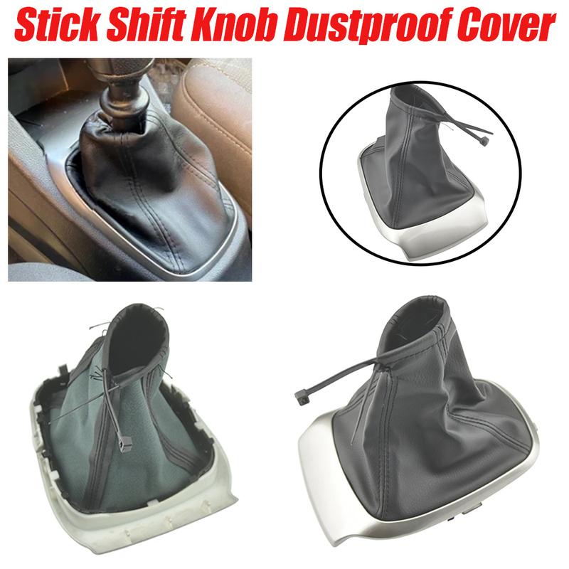 Car Gear Stick Shift Knob Gearbox Lever Shifter Knob Boot Dustproof Cover Fit For Chevrolet Sonic Aveo T300 2011-2015