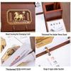 2026 Chinese Wooden Weekly Desk Calendar: Year of the Horse Creative Ornament Gift Set