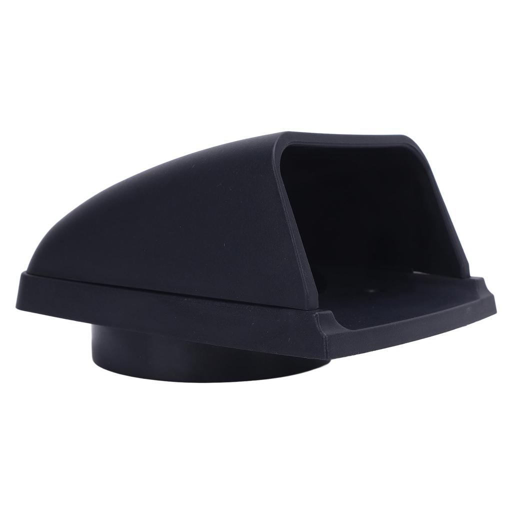 Marine Intake Exhaust Cowl Ventilator 3in Stylish Look Enhanced Airflow Sturdy Boat Vent Cover for RV Yacht Black