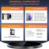 LED Light Wireless Charger Pad For iPhone 16 15 14 13 12 8 X XR Samsung Xiaomi  Airpods Pro Fast Wireless Charging Station