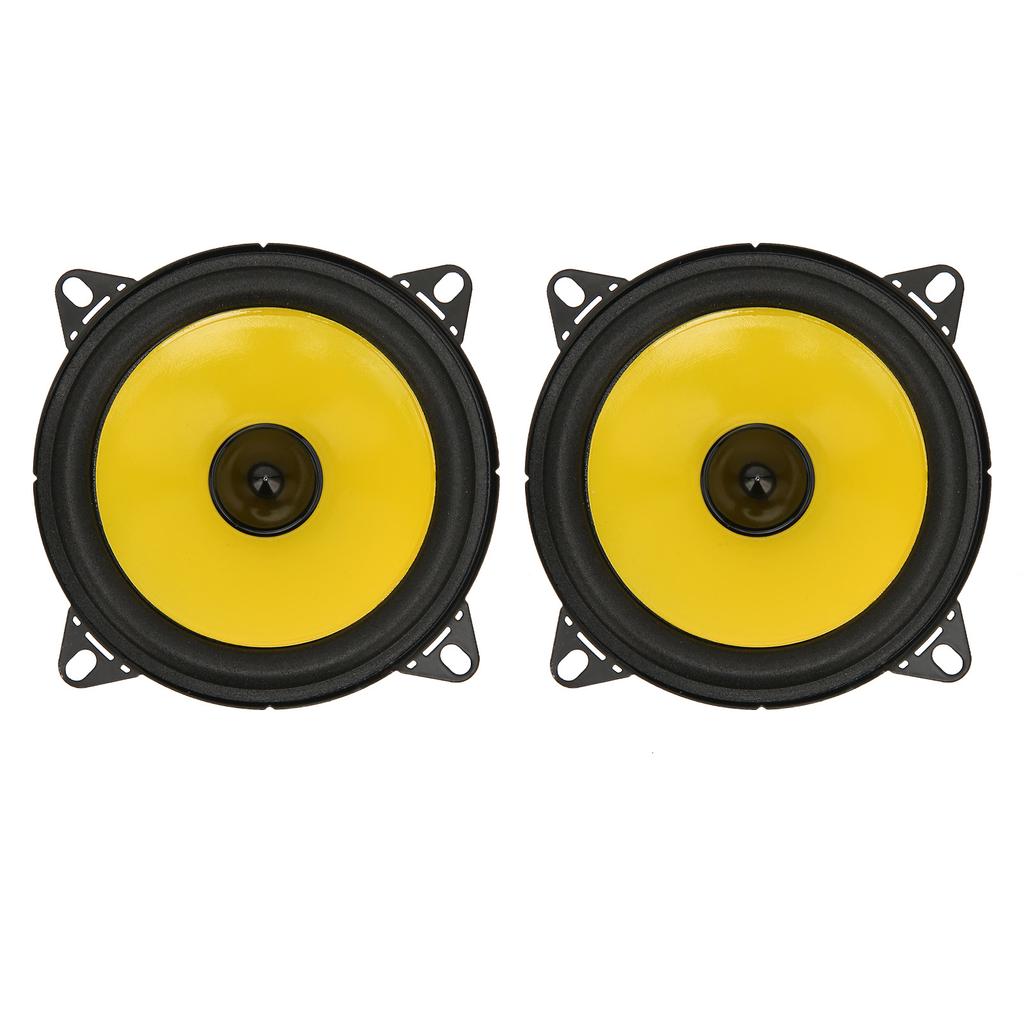 2Pcs Car Loudspeaker Coaxial Speaker Full Range 4in 300W for Audio System Modification