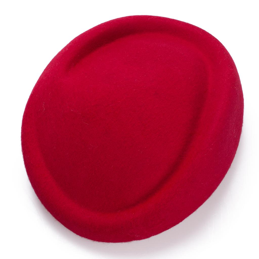 Lawliet Rochie Femei Fascinators 100% Lână Pâslulă Pălărie Baza Petrecere Nuntă Artizanat Piese Cap Accesorii pentru păr A129