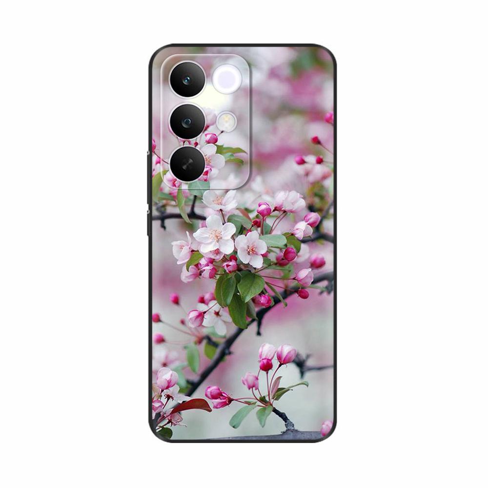 For OPPO Realme C85 5G Case Flower Soft Matte Silicone Back Cover For Realme 15x RealmeC85 C 85 4G 5G Full Phone Shell Fundas