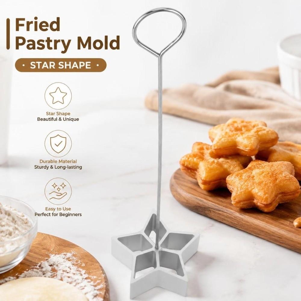 Aluminum Bunuelos Mold Easy Release Thai Dessert Maker Cookie Mold Crispy Dessert Snack Making
