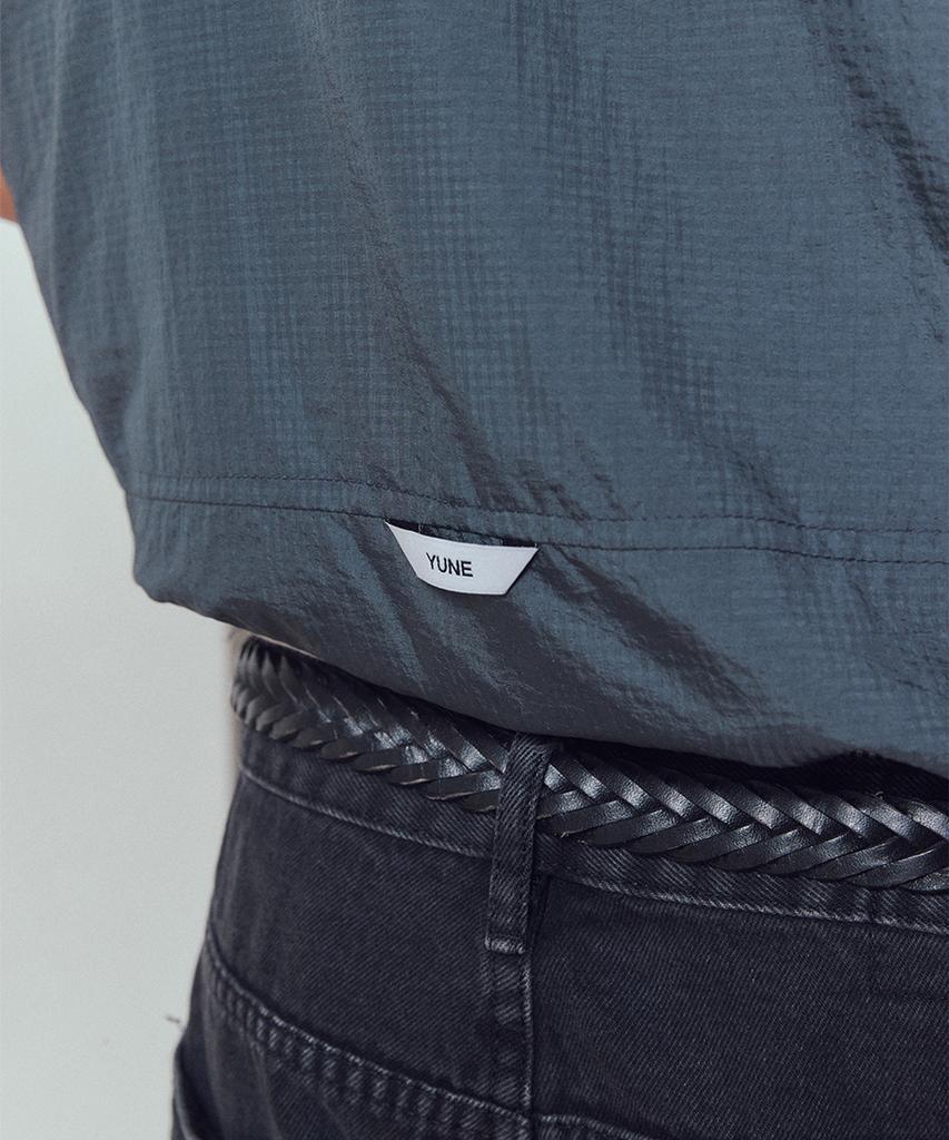 Yune Air Shell Zip Vest_[Charcoal]