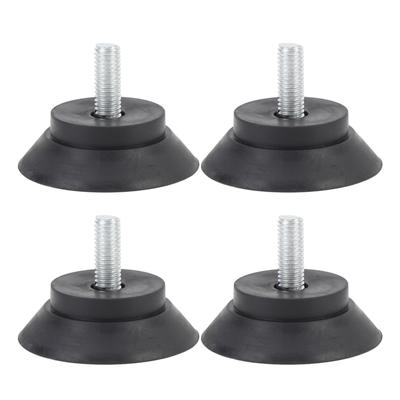 4pcs Rubber Feet with Screw Anti Slip Suction Cup Feet for Furniture Fitness Equipment