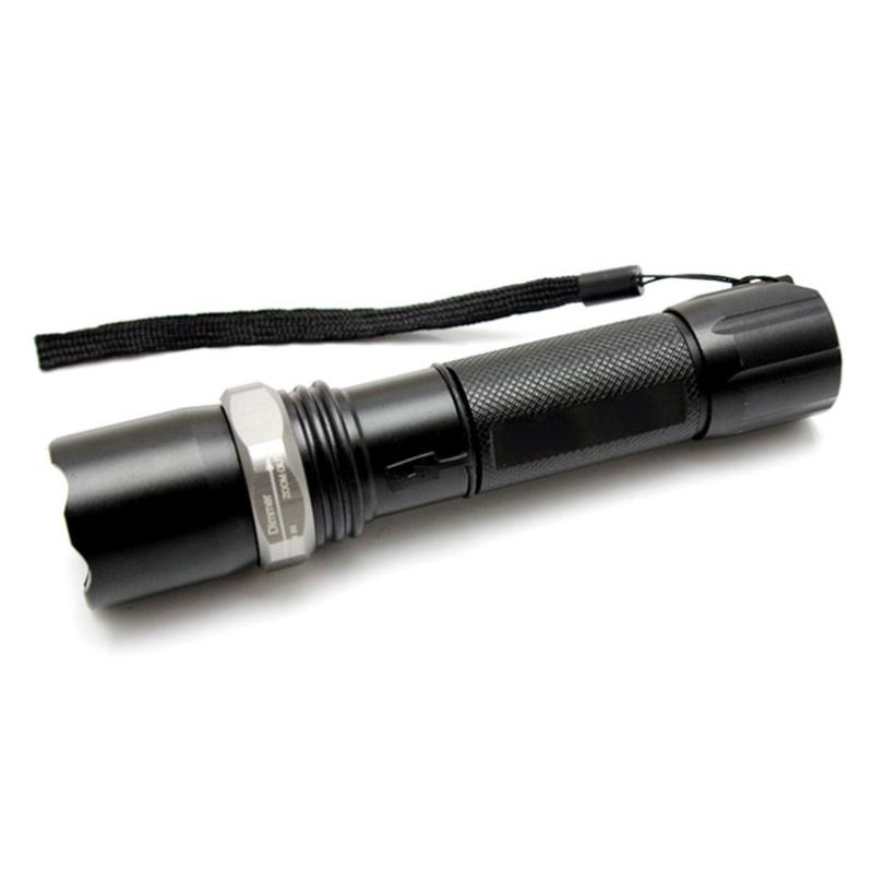Outdoor Strong Light Flashlight Rotating Focusing LED Long-range Rechargeable High-quality Ultra-long Battery Life Flashlight