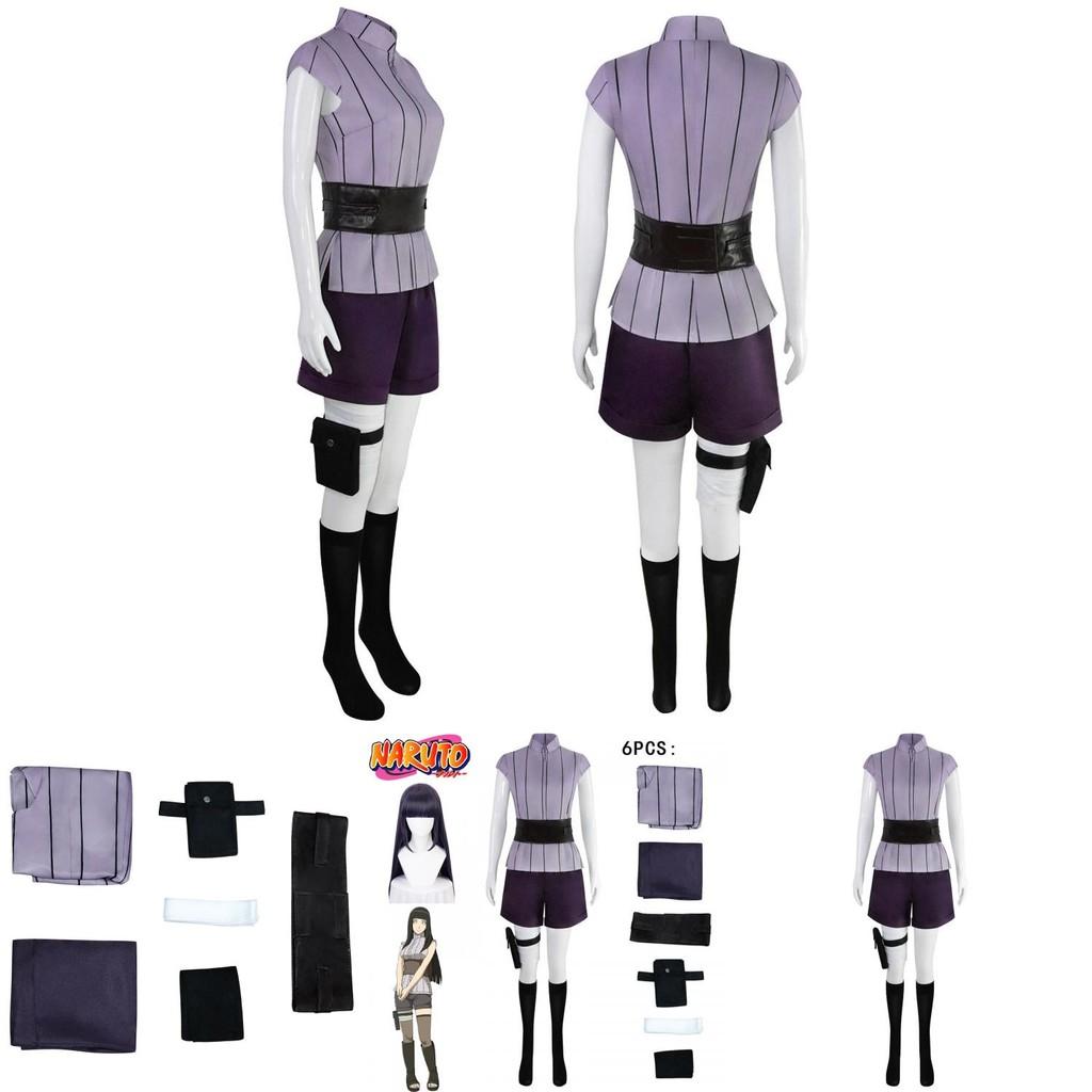 Naruto Hyuga Hinata Cosplay Kostüm Halloween Outfit Karneval Set Geschenk