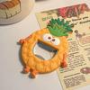 Cartoon Flaschenöffner Kühlschrankmagnet 3D Sandwich Zwiebel Banane Wassermelone Ananas Flaschenöffnungs Werkzeug Kühlschrankmagnet Zubehör