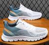 Fashion Men's Summer Mockagins Black Multi Functional Casual Shoes Mesh Breathable Running Shoes Lightweight Sports Shoes Men's Tennis