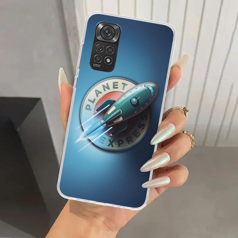 Futurama Planet Express Phone Case for Xiaomi Redmi Note 15 14 14S 13 12S 12 Pro 11S 11 Plus 11T 11E 10S Soft Funda Print Shell