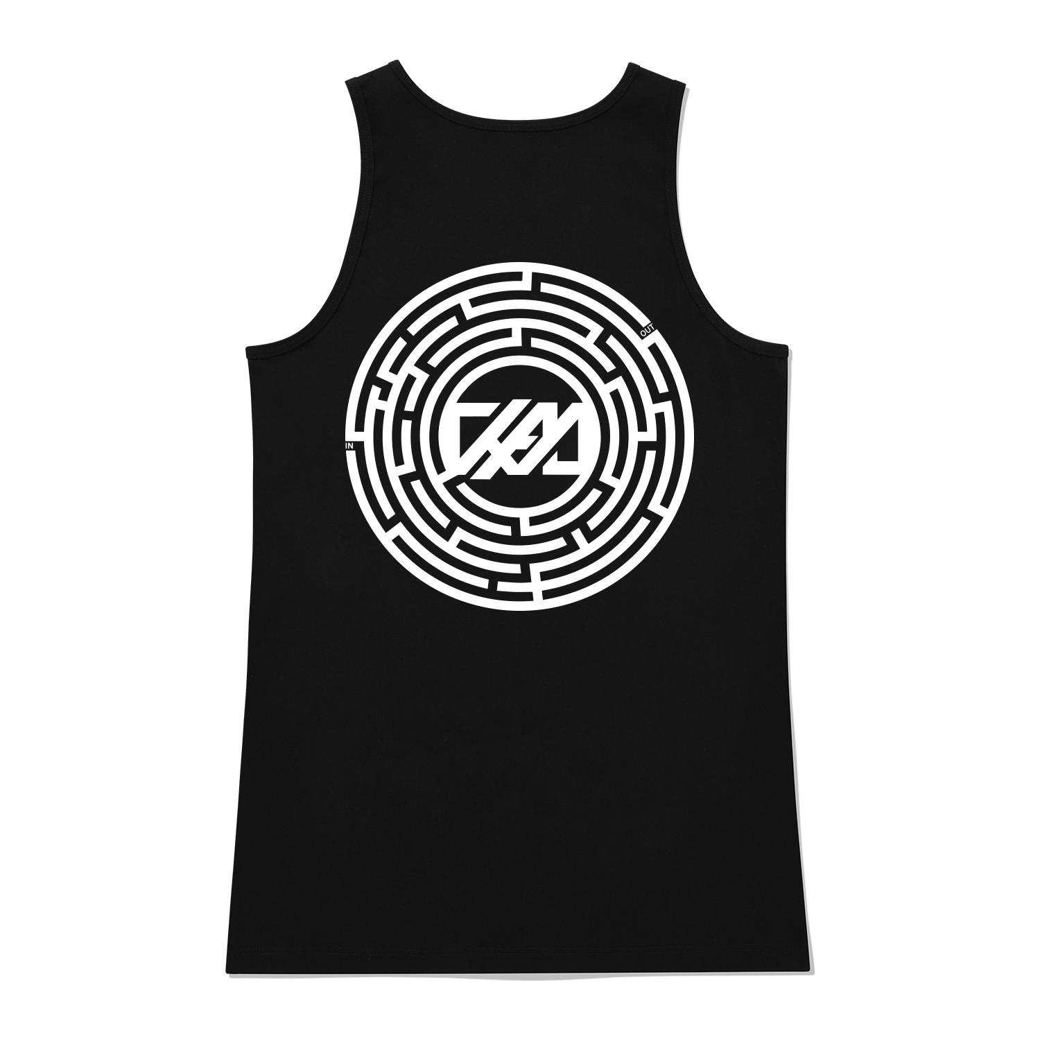Khan 6312 Ksb0036 Pan S Miro Long Sleeveless - Black Black/L