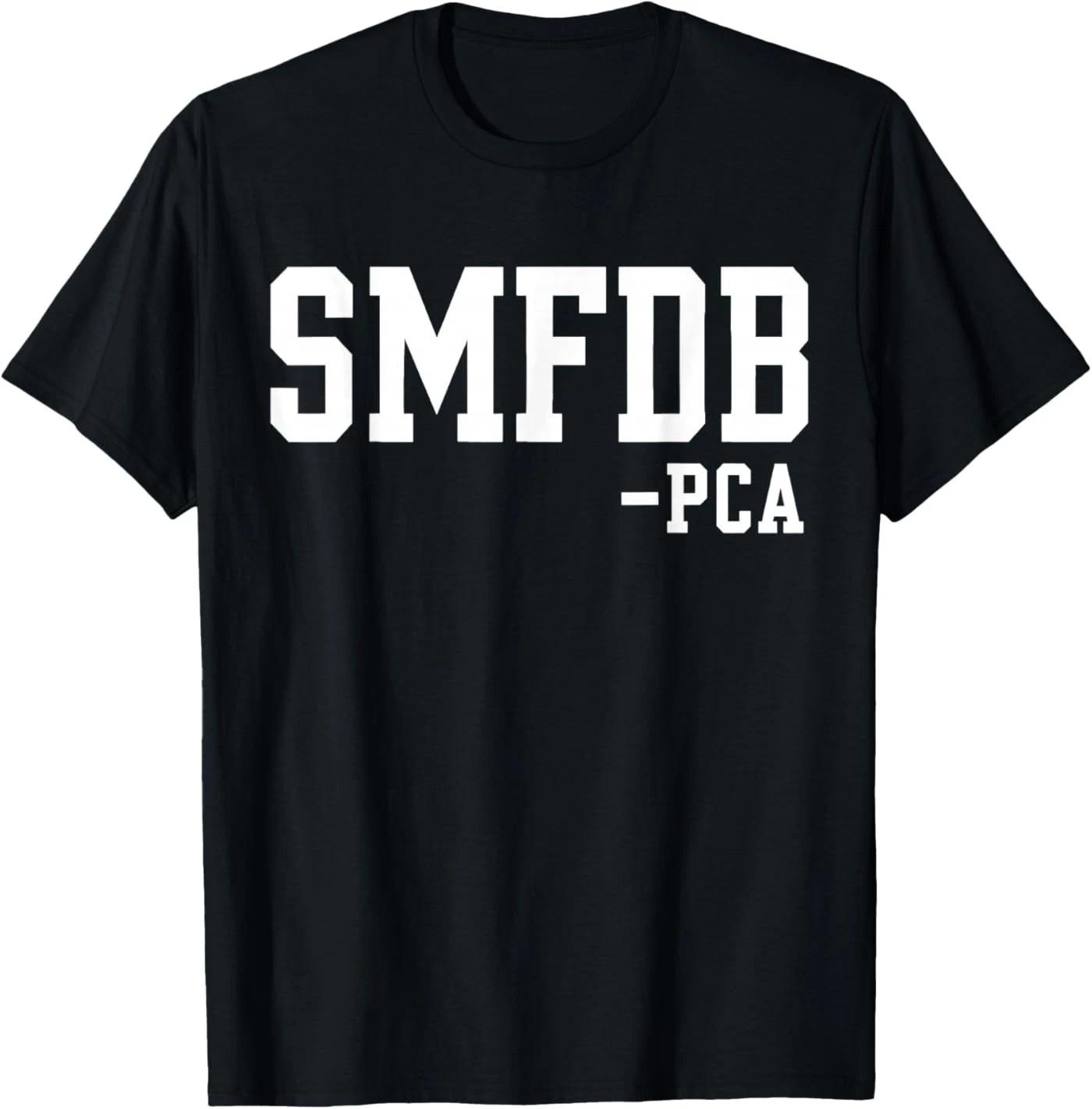 SMFDB PCA Смешная футболка с акронимом в стиле Varsity 2XL
