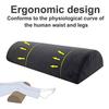 Black Semicircle Natural Pillow For Neck Support Portable And Breathable Wide Application Supportive