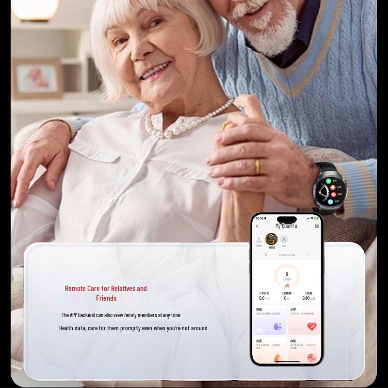 Smart Health Monitoring Watch with ECG & Blood Pressure (CN version)