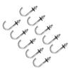 10 PCS J   Hook Stainless Steel Heavy Duty Weather Resistance   Handle Roof Concrete     with Hex Nut for Concrete Applications
