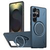 Armor Magnetic Ring Stand Protection Case For Samsung Galaxy S26 S25 Edge S24 Plus S23 FE Ultra For MagSafe Shockproof Cover